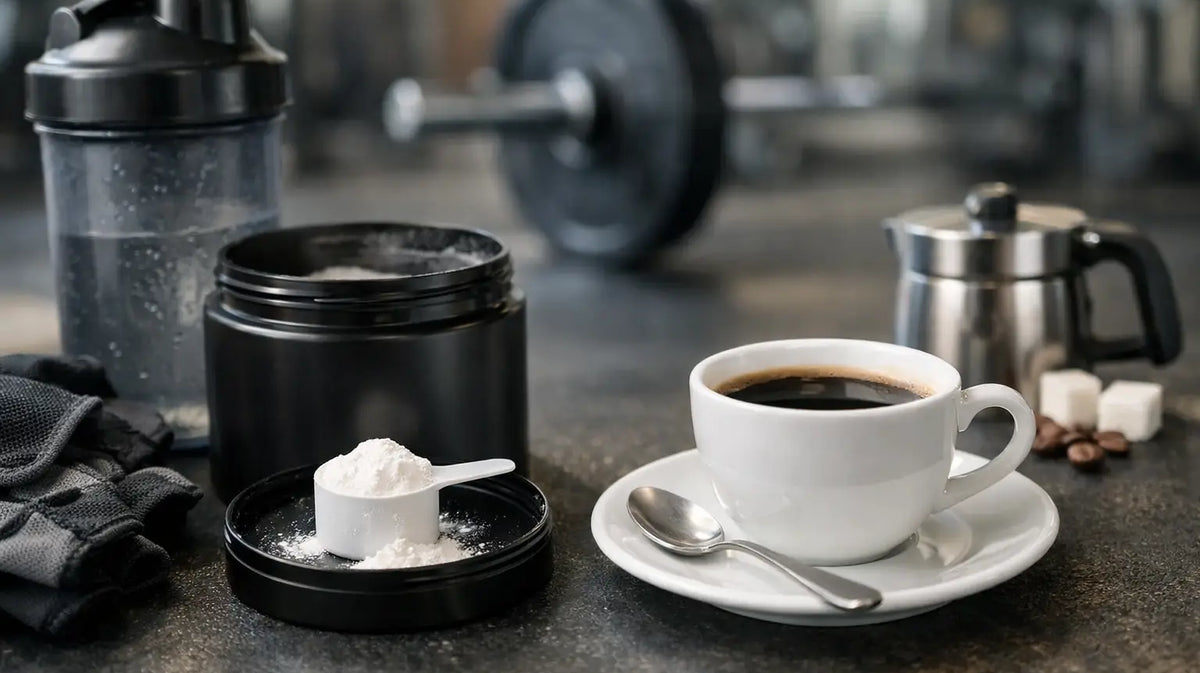 Pre workout sau cafea înainte de antrenament?