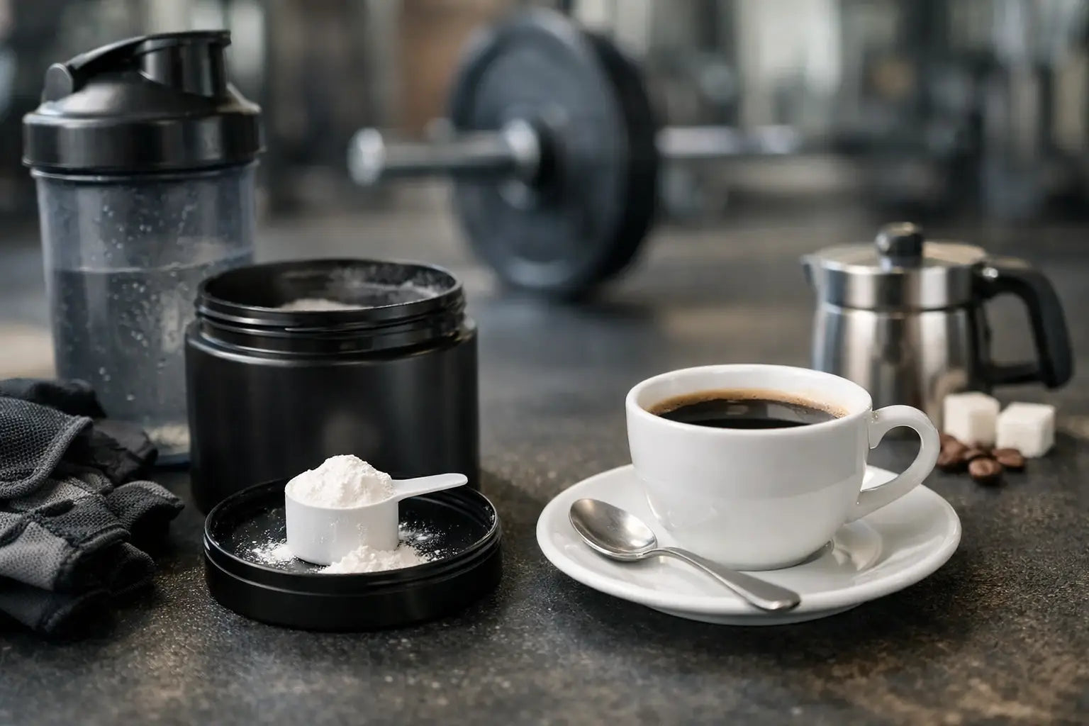 Pre workout sau cafea înainte de antrenament?